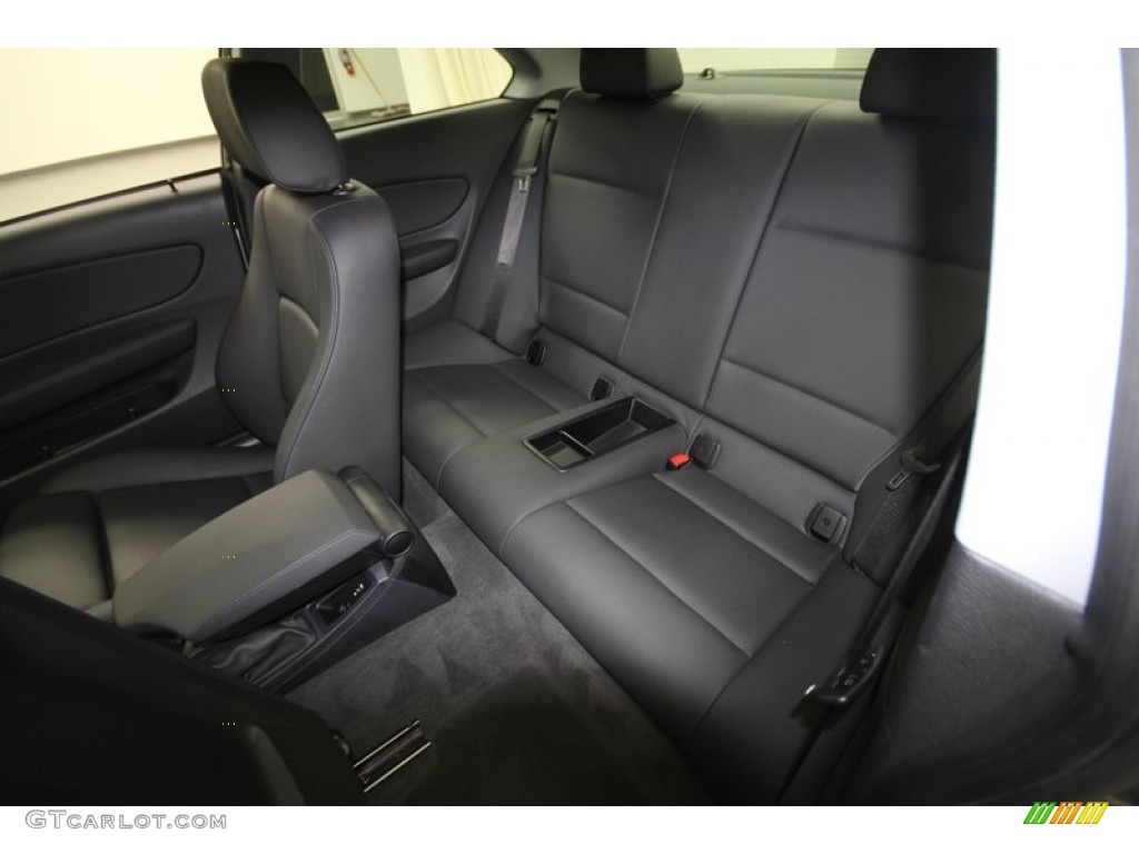2009 1 Series 128i Coupe - Space Grey Metallic / Black photo #14