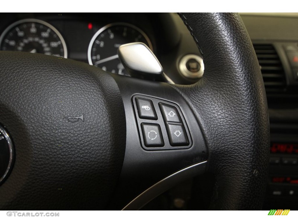 2009 1 Series 128i Coupe - Space Grey Metallic / Black photo #24