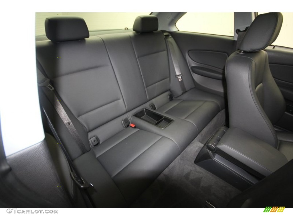 2009 1 Series 128i Coupe - Space Grey Metallic / Black photo #28