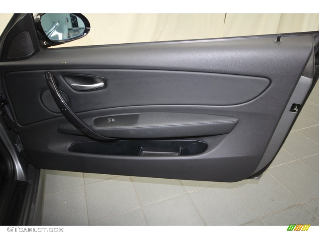 2009 1 Series 128i Coupe - Space Grey Metallic / Black photo #30