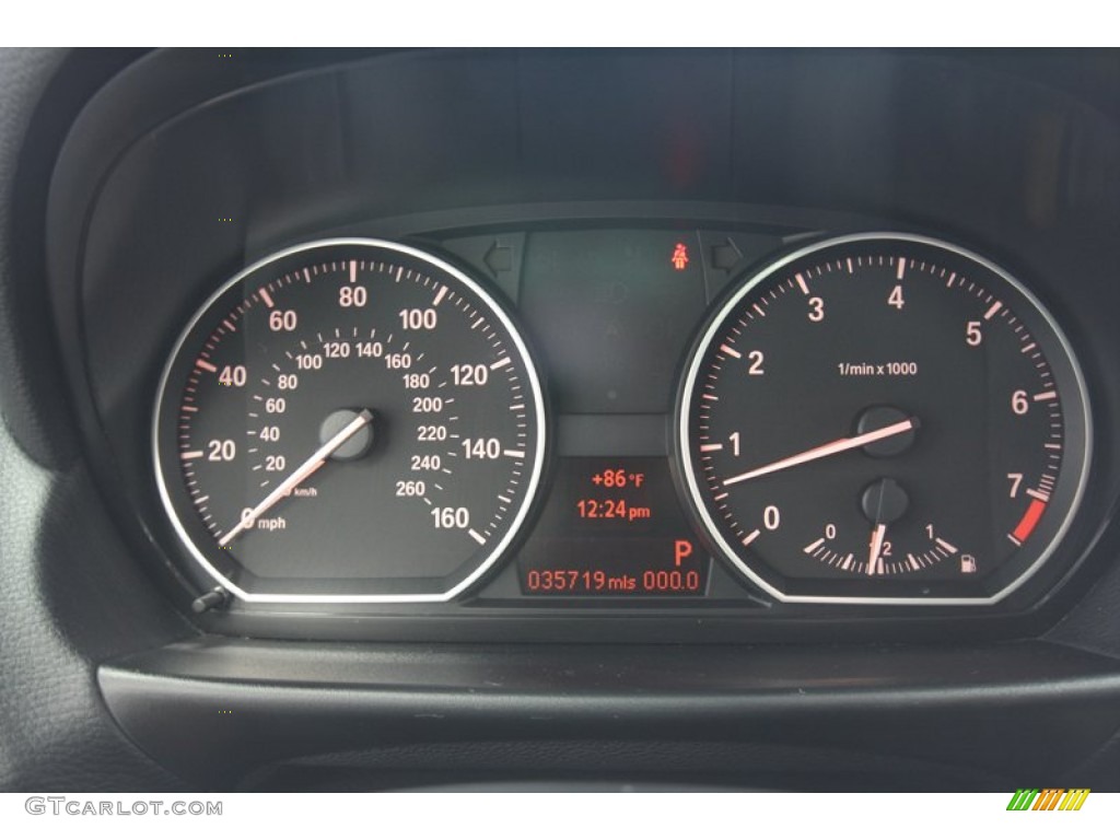 2009 1 Series 128i Coupe - Space Grey Metallic / Black photo #34