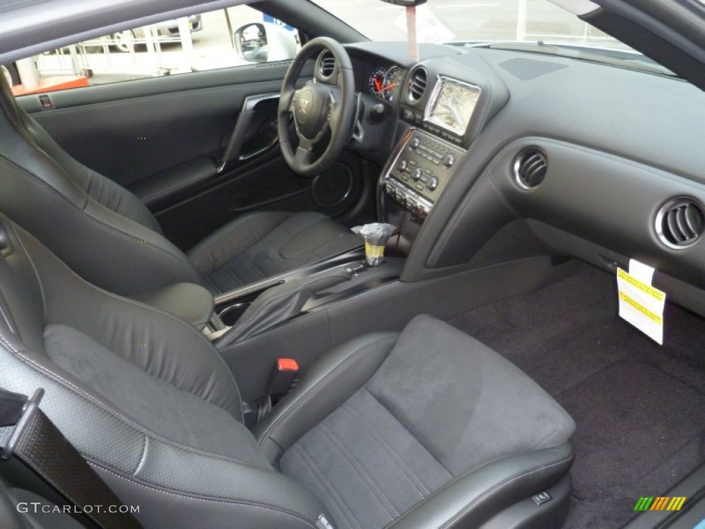 Black Interior 2013 Nissan GT-R Premium Photo #69009906