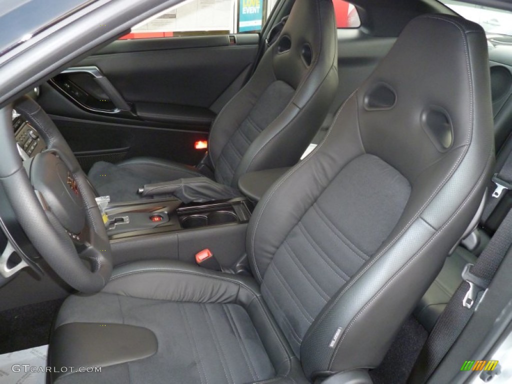 Black Interior 2013 Nissan GT-R Premium Photo #69009922
