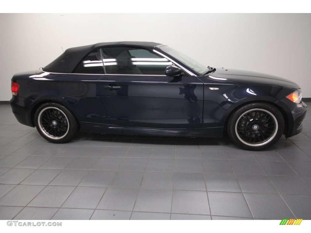 2008 1 Series 135i Convertible - Monaco Blue Metallic / Savanna Beige photo #8