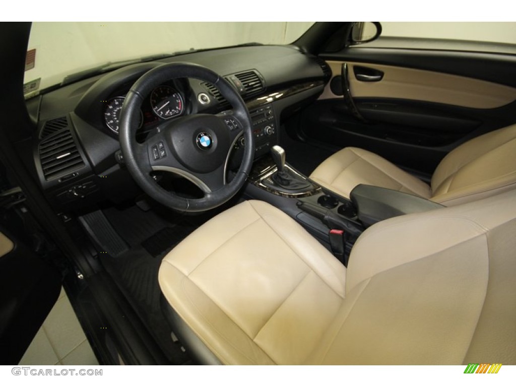 2008 1 Series 135i Convertible - Monaco Blue Metallic / Savanna Beige photo #14