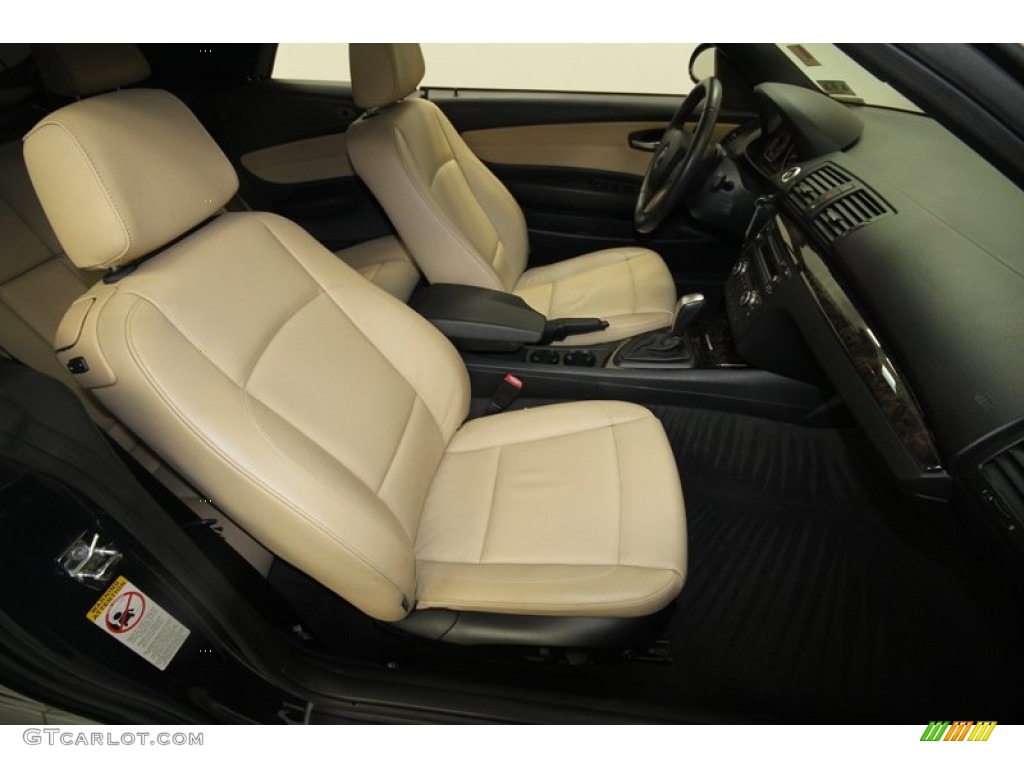 2008 1 Series 135i Convertible - Monaco Blue Metallic / Savanna Beige photo #34