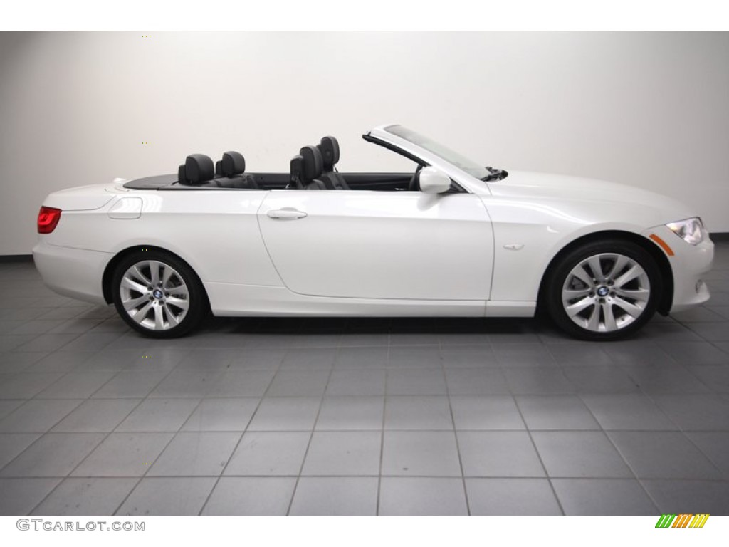 2011 3 Series 328i Convertible - Mineral White Metallic / Black photo #7