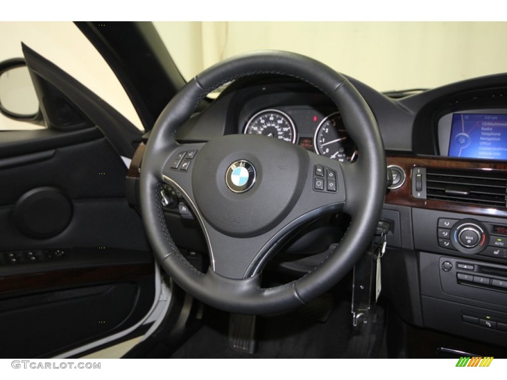 2011 3 Series 328i Convertible - Mineral White Metallic / Black photo #29