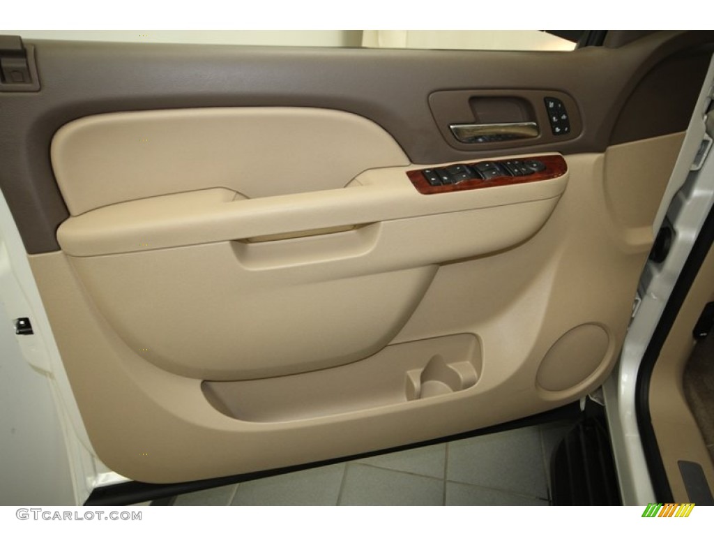 2011 Suburban LTZ - Summit White / Light Cashmere/Dark Cashmere photo #17