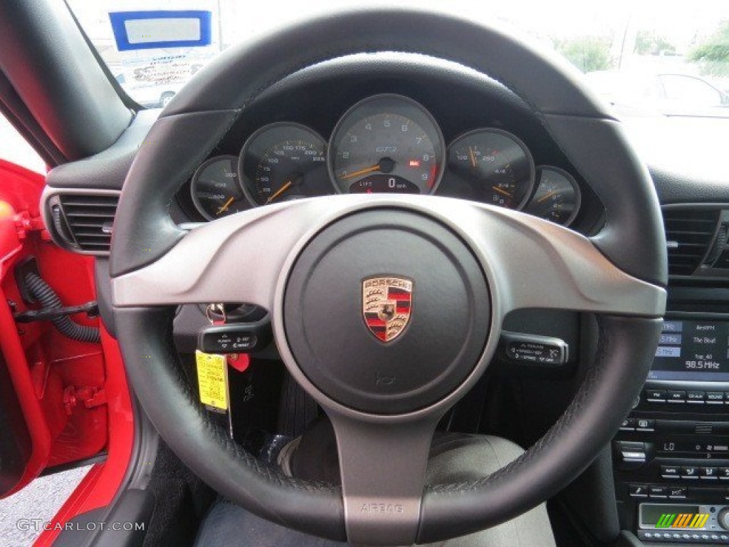 2010 Porsche 911 GT3 Black w/Alcantara Steering Wheel Photo #69012472