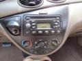 2001 Ford Focus Medium Graphite Grey Interior Audio System Photo