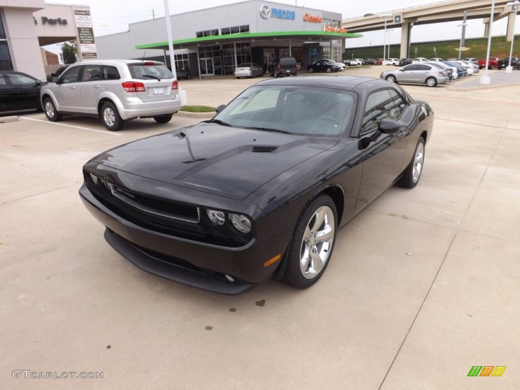 Pitch Black Dodge Challenger