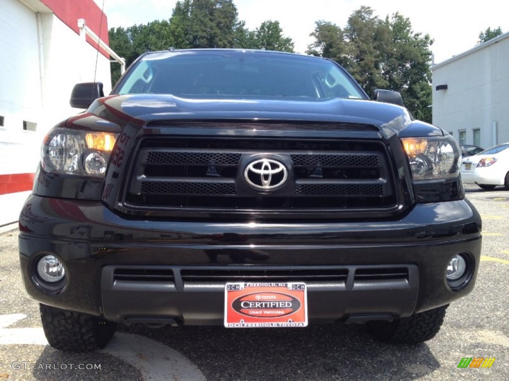 2010 Tundra TRD Rock Warrior Double Cab 4x4 - Black / Black photo #2