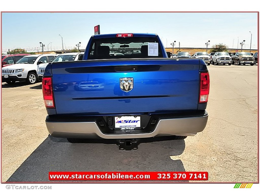 2010 Ram 1500 ST Regular Cab - Deep Water Blue Pearl / Dark Slate/Medium Graystone photo #5