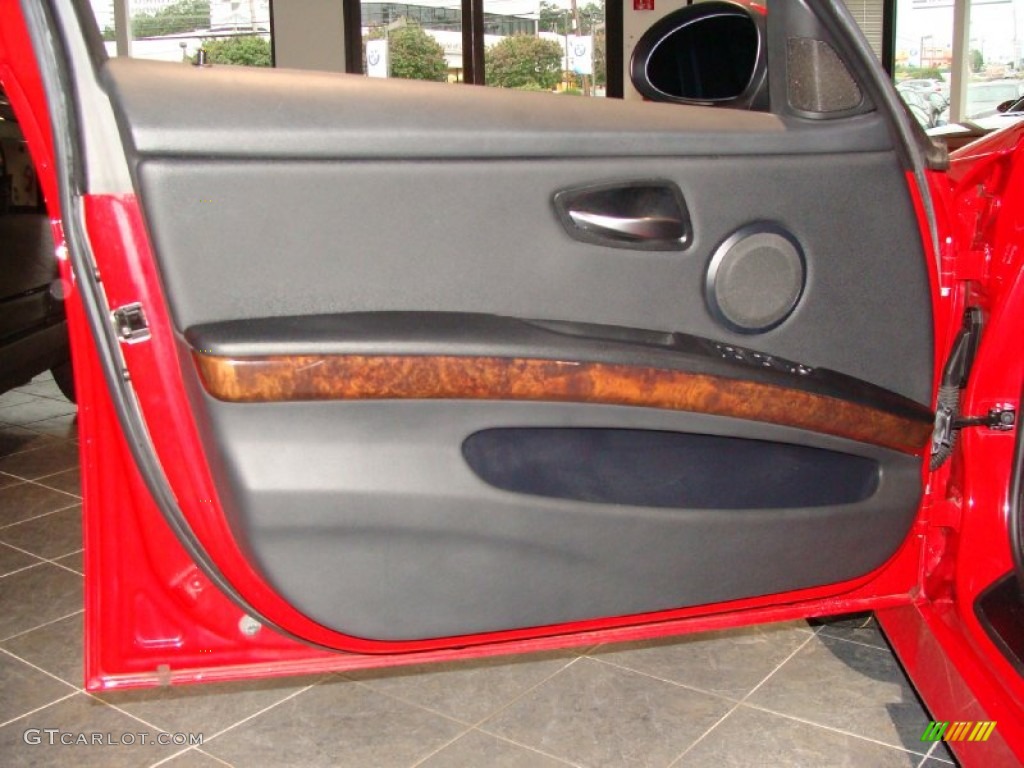 2008 3 Series 328xi Sedan - Crimson Red / Black photo #10