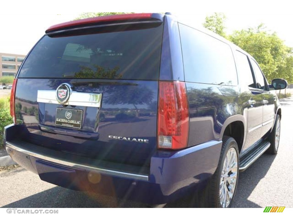 2010 Escalade ESV Luxury - Celestial Blue / Cashmere/Cocoa photo #12