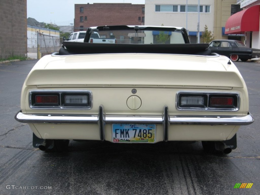 1968 Camaro Convertible - Butternut Yellow / Black Houndstooth photo #5