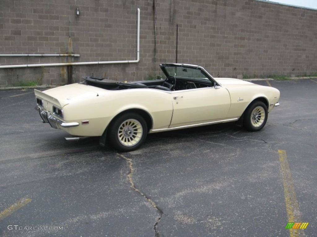1968 Camaro Convertible - Butternut Yellow / Black Houndstooth photo #6