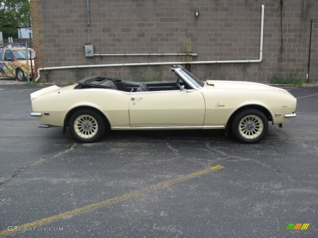 Butternut Yellow 1968 Chevrolet Camaro Convertible Exterior Photo #69015268