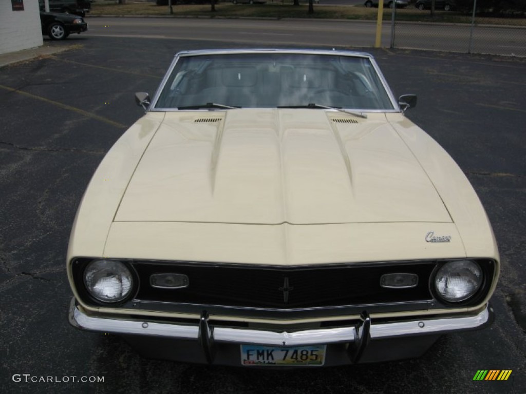 1968 Camaro Convertible - Butternut Yellow / Black Houndstooth photo #9