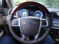 2012 Chrysler 300 Dark Frost Beige/Light Frost Beige Interior Steering Wheel Photo