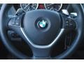 Black Nevada Leather 2009 BMW X6 xDrive35i Steering Wheel