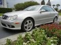 2004 Brilliant Silver Metallic Mercedes-Benz CLK 500 Coupe  photo #2