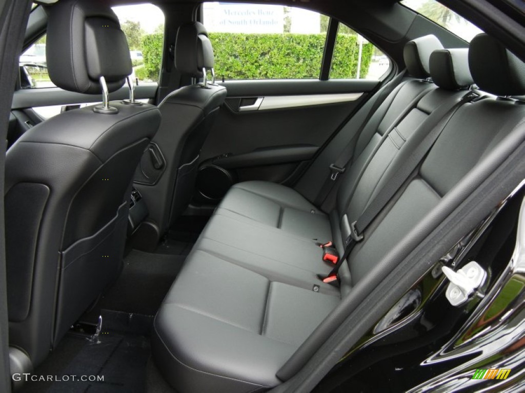 2012 Mercedes-Benz C 250 Sport Rear Seat Photo #69018178