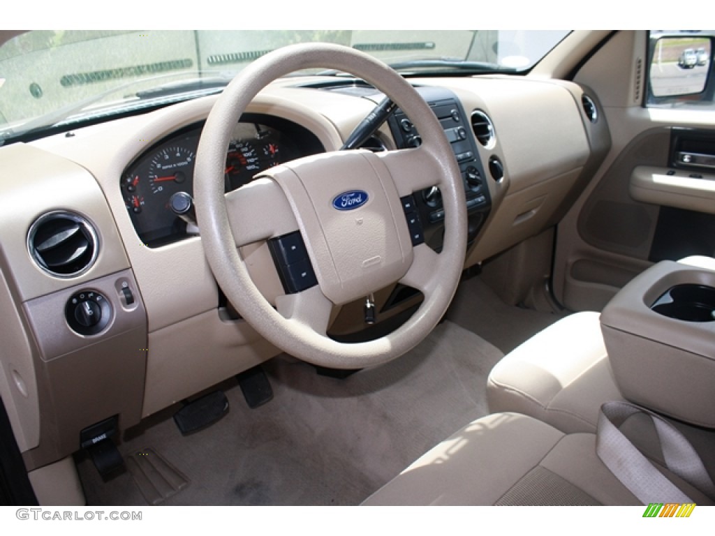 2006 F150 XLT SuperCrew 4x4 - Arizona Beige Metallic / Tan photo #9