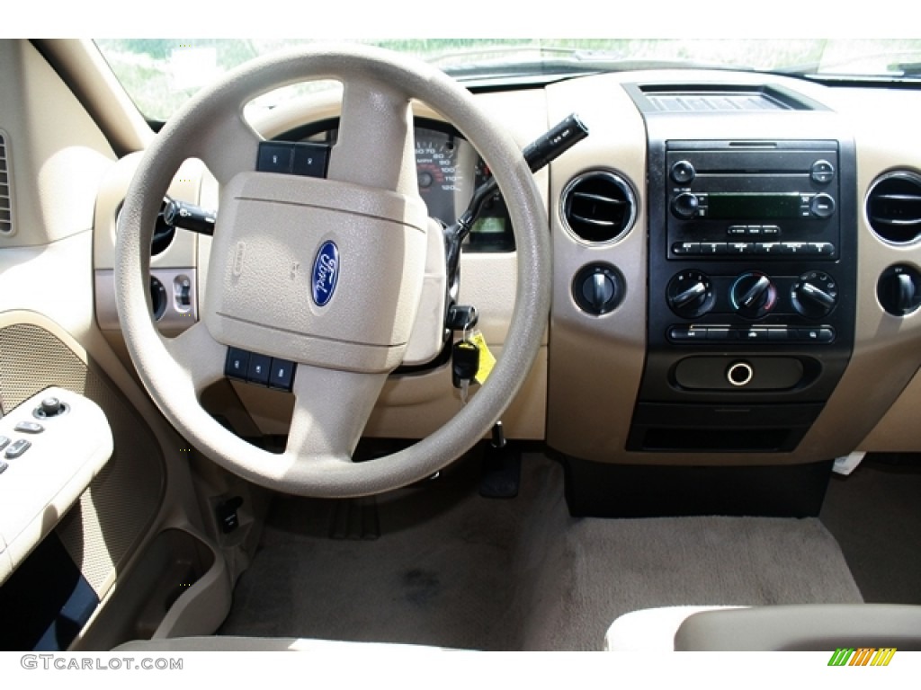 2006 F150 XLT SuperCrew 4x4 - Arizona Beige Metallic / Tan photo #10