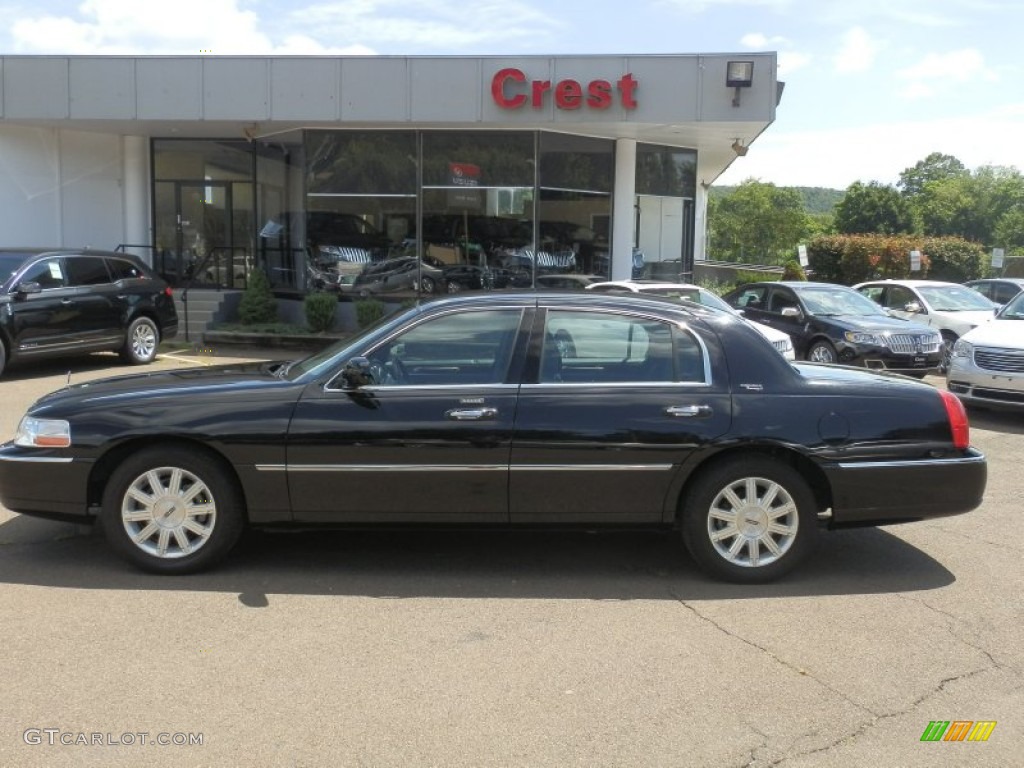 Black Lincoln Town Car