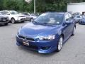 2010 Octane Blue Metallic Mitsubishi Lancer GTS  photo #1