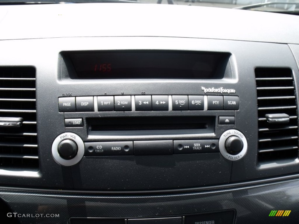 2010 Mitsubishi Lancer GTS Audio System Photo #69020149