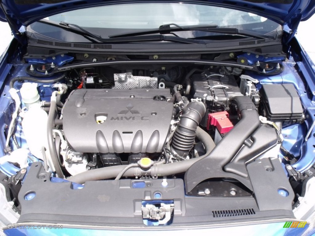 2010 Mitsubishi Lancer GTS 2.4 Liter DOHC 16-Valve MIVEC 4 Cylinder Engine Photo #69020197