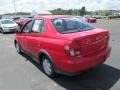 2000 Absolutely Red Toyota ECHO Sedan  photo #7