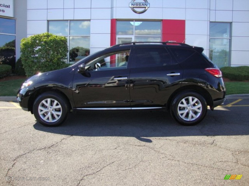 2011 Murano SL AWD - Super Black / Black photo #3