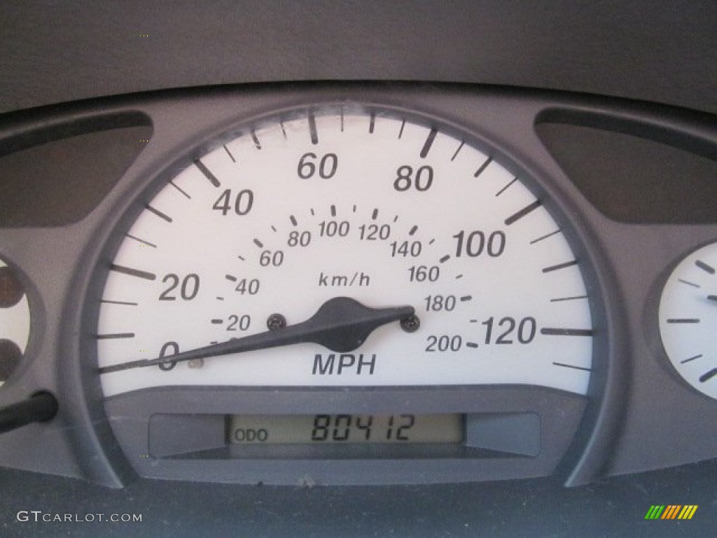 2000 ECHO Sedan - Absolutely Red / Warm Gray photo #25