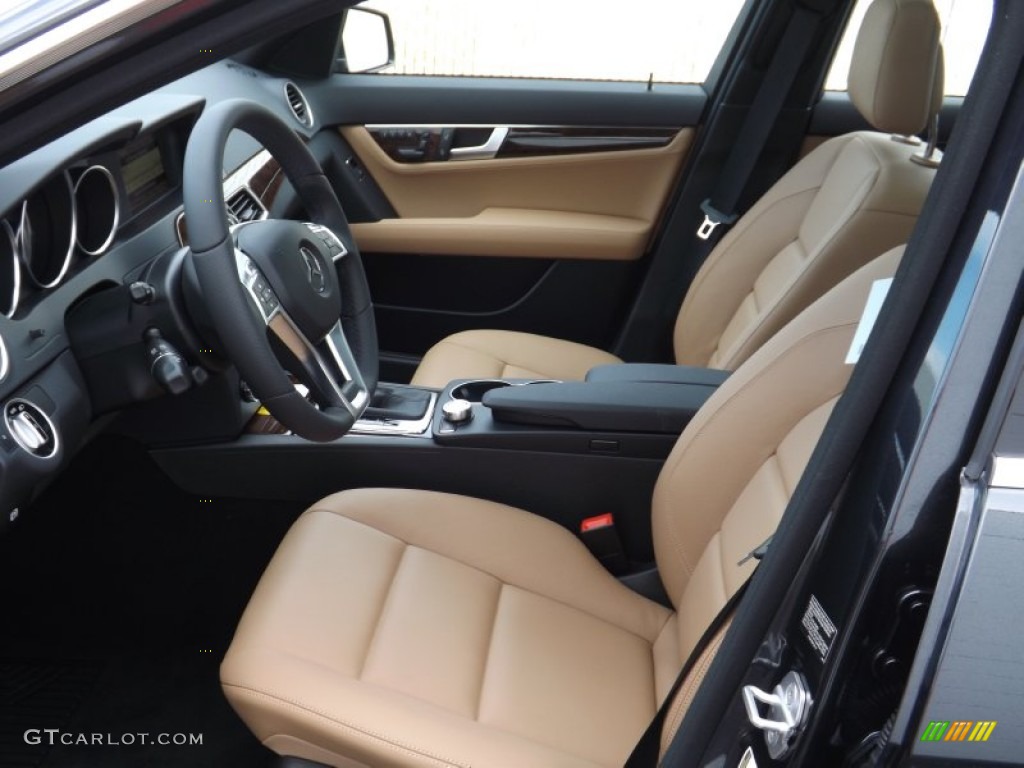 Cappucino Interior 2012 Mercedes-Benz C 300 Sport 4Matic Photo #69022525