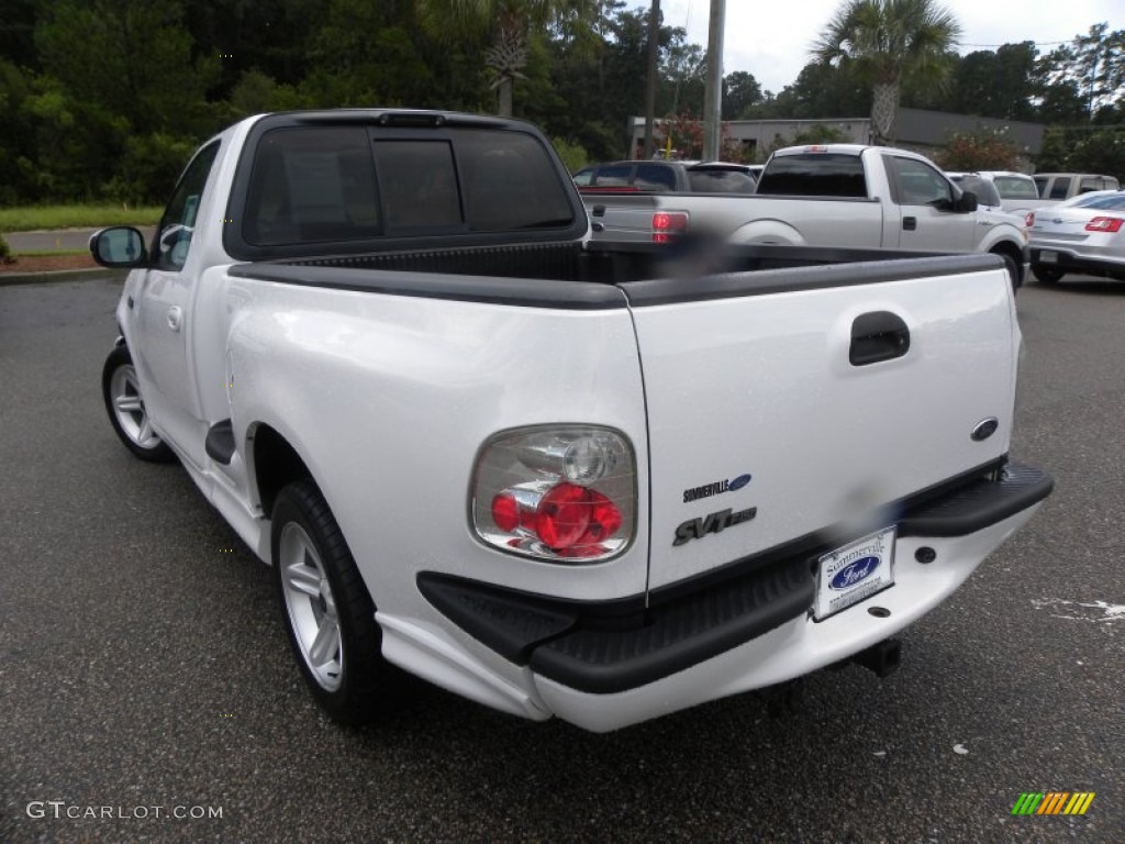 2004 F150 SVT Lightning - Oxford White / Medium Graphite photo #13