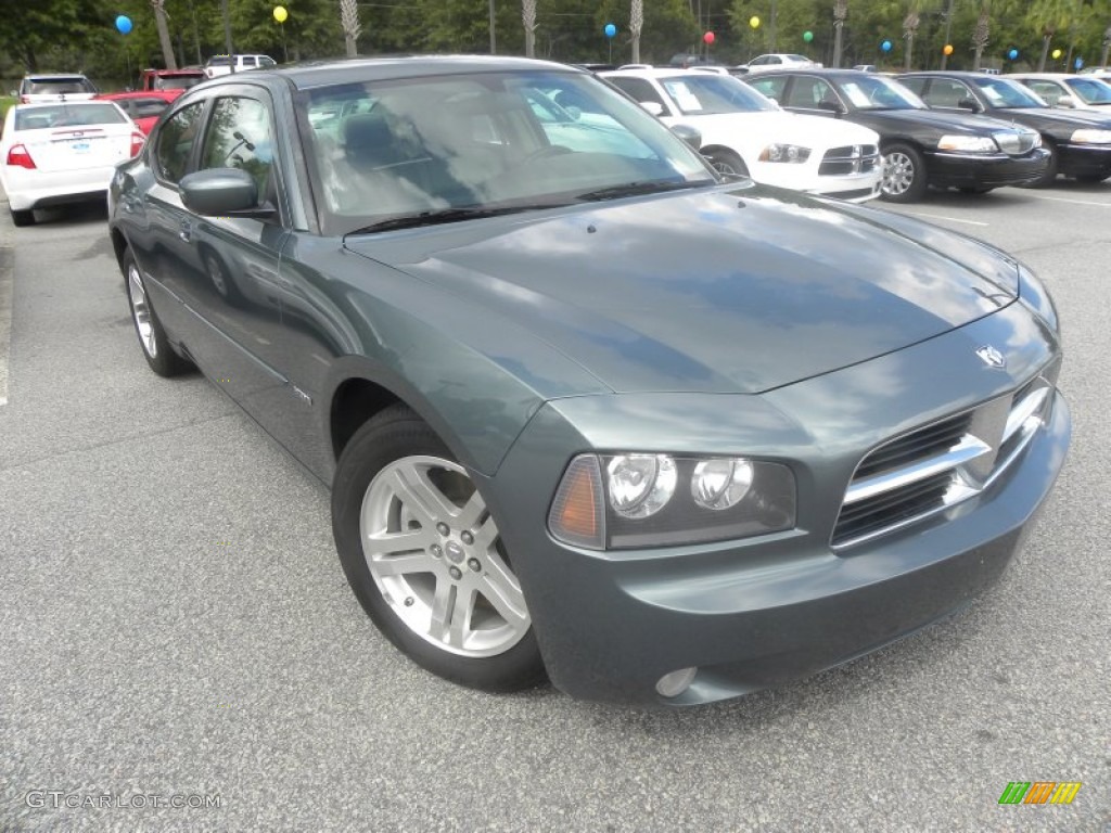 2006 Charger R/T - Magnesium Pearlcoat / Dark Slate Gray/Light Graystone photo #1