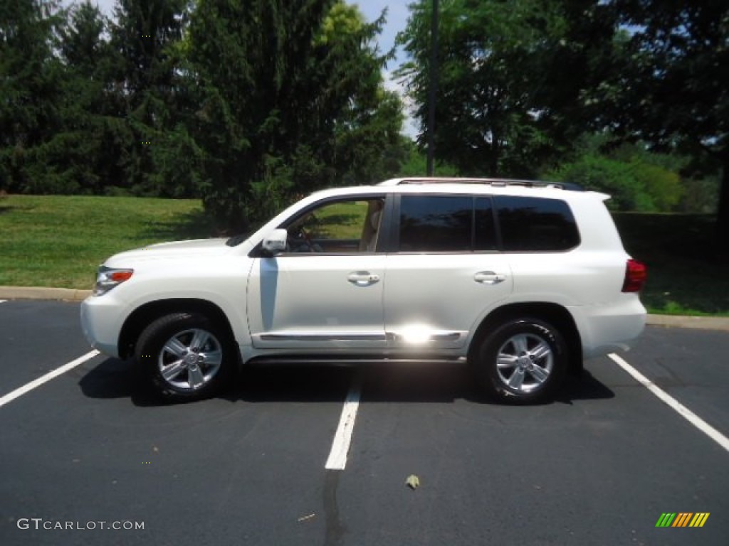 Blizzard White Pearl 2013 Toyota Land Cruiser Standard Land Cruiser Model Exterior Photo #69024331