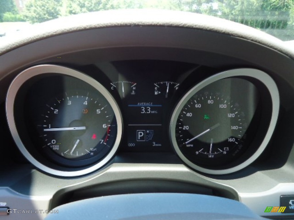 2013 Toyota Land Cruiser Standard Land Cruiser Model Gauges Photo #69024445