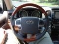 2013 Toyota Land Cruiser Sandstone Interior Steering Wheel Photo