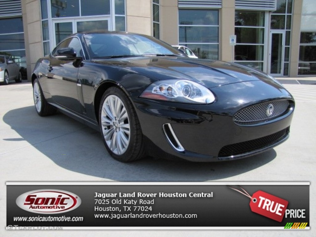 Ebony Black Jaguar XK