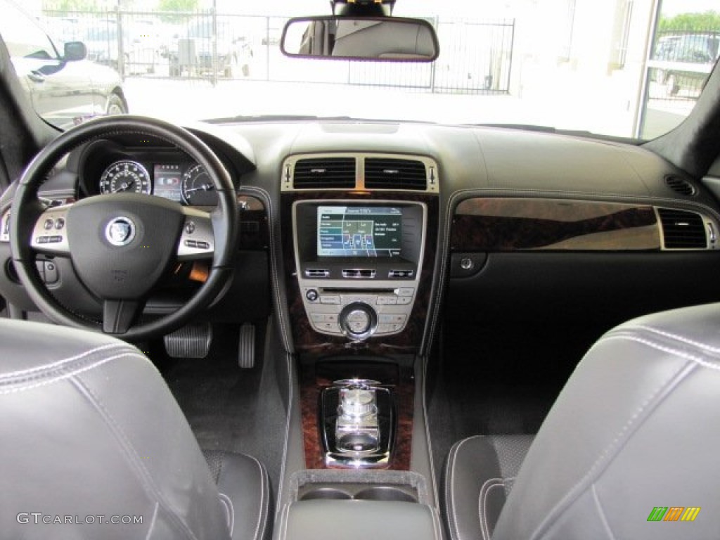 2011 Jaguar XK XK Coupe Warm Charcoal/Warm Charcoal Dashboard Photo #69025861