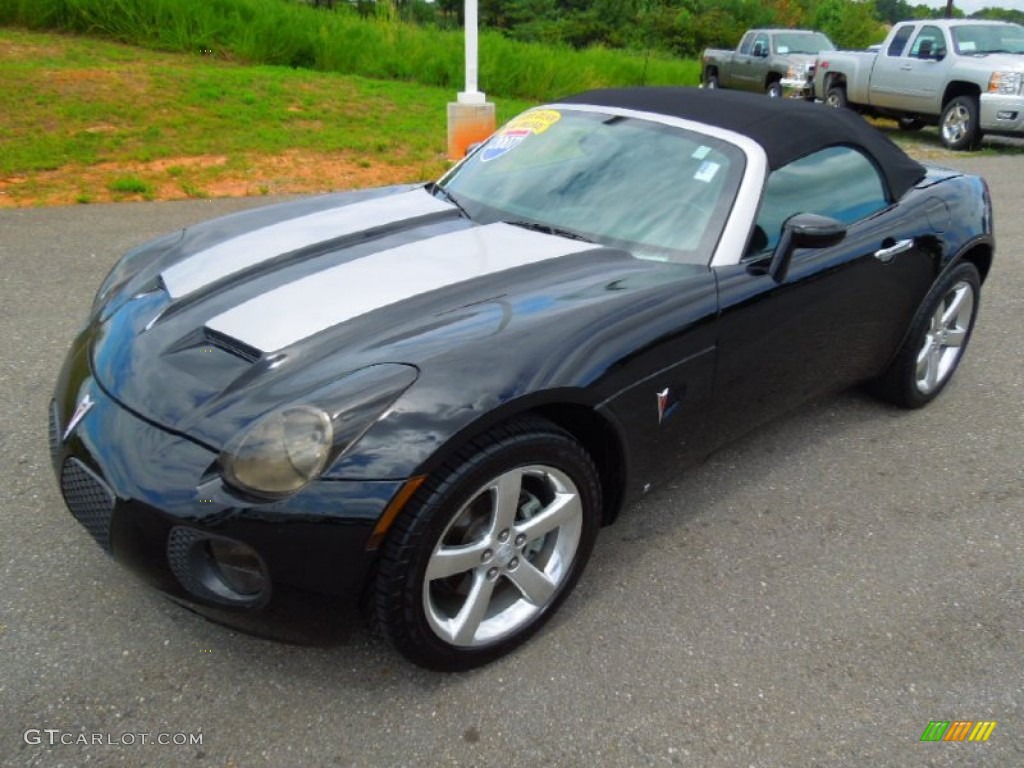 2007 Solstice GXP Roadster - Mysterious Black / Ebony photo #1