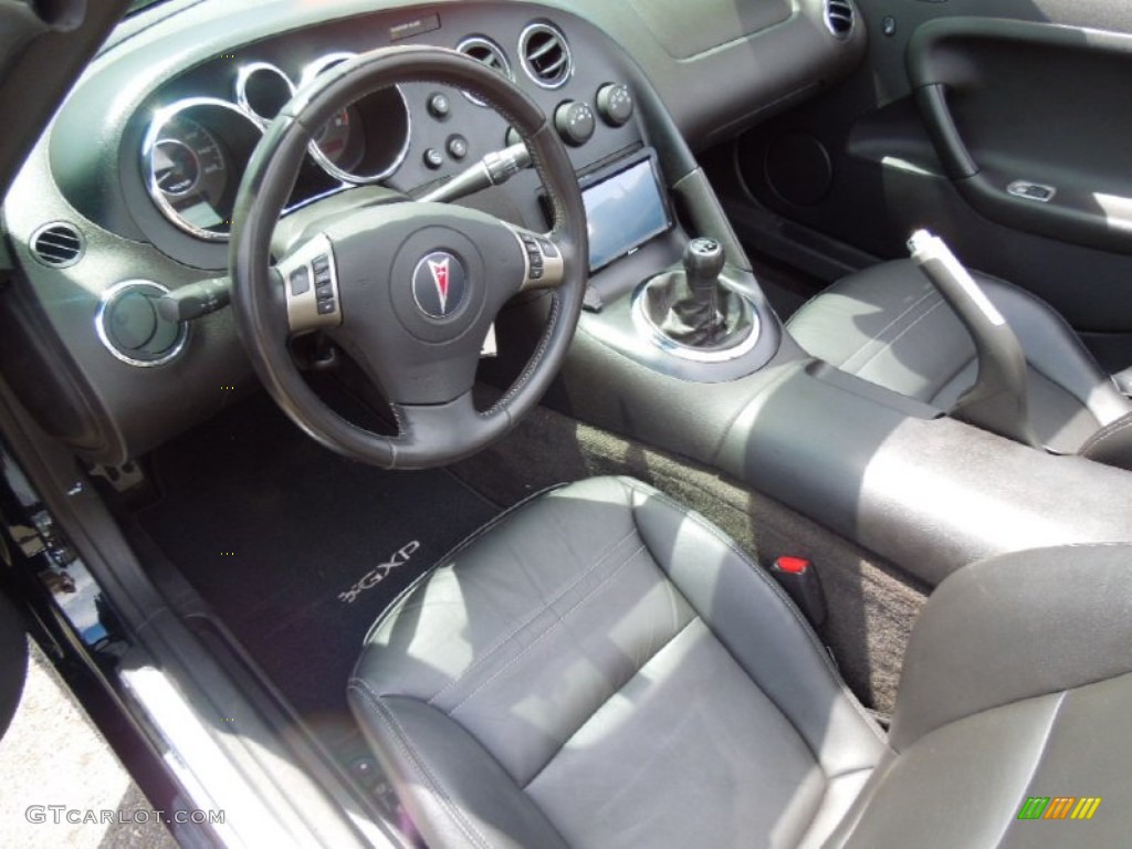 2007 Solstice GXP Roadster - Mysterious Black / Ebony photo #25