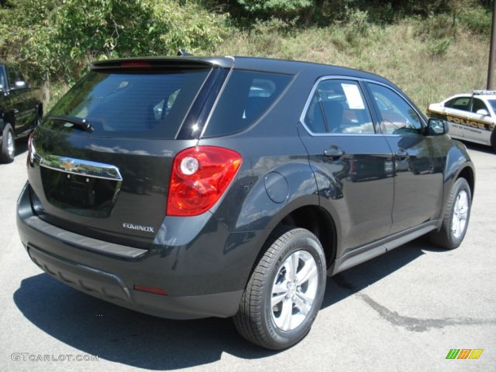 2013 Equinox LS - Ashen Gray Metallic / Jet Black photo #8