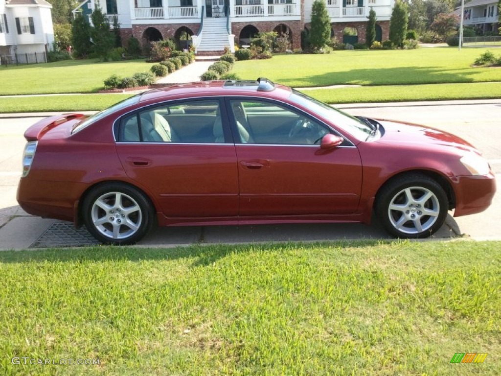 2004 Altima 3.5 SE - Sonoma Sunset Pearl Red / Blond photo #1