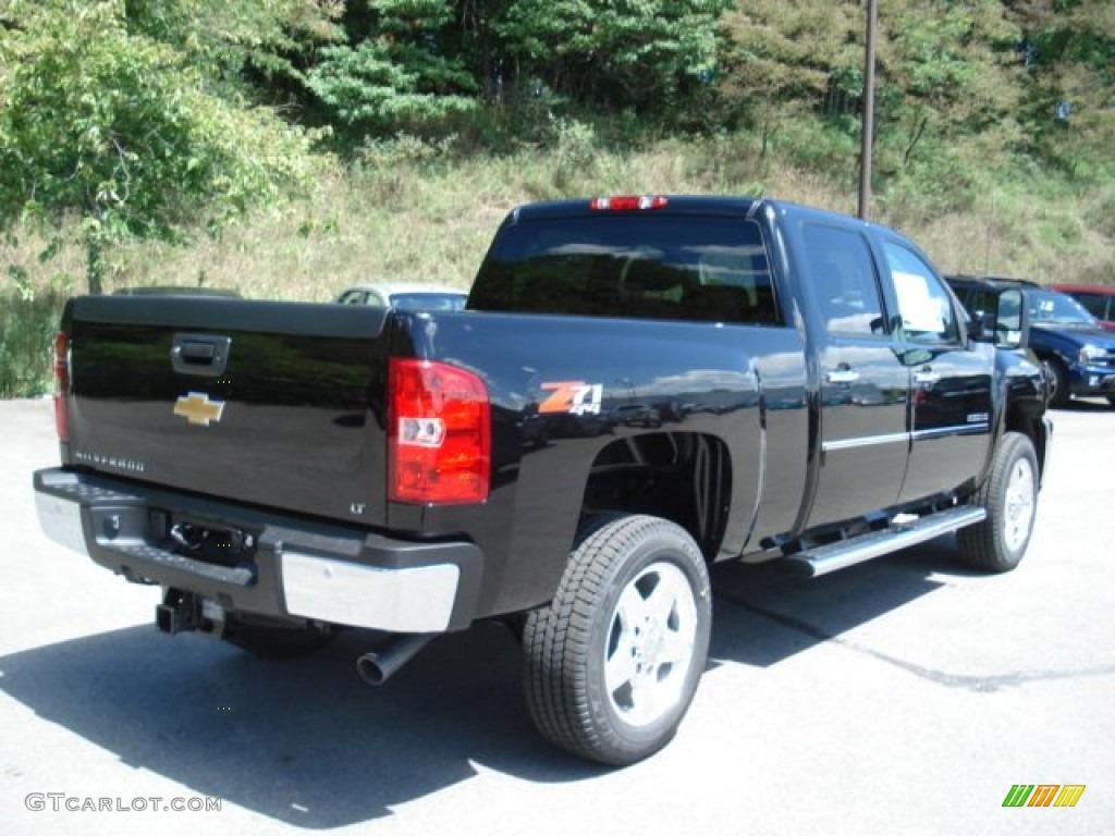 Black 2013 Chevrolet Silverado 2500HD LT Crew Cab 4x4 Exterior Photo #69030131